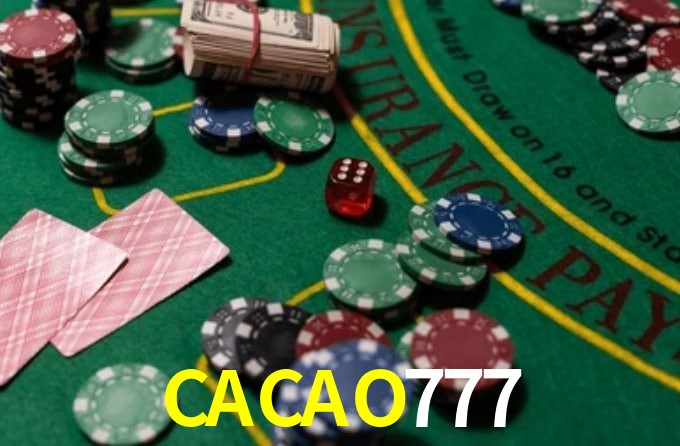 Interfaz de la app móvil CACAO777 en un smartphone moderno